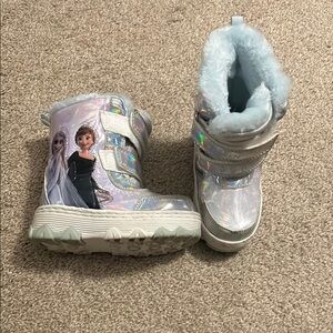 Disney Silver Winter Boots
